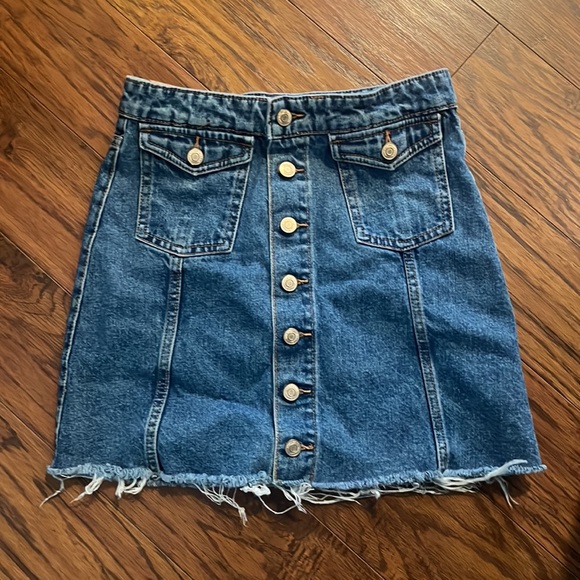 Trafaluc denim jeans mini skirt - Picture 5 of 5